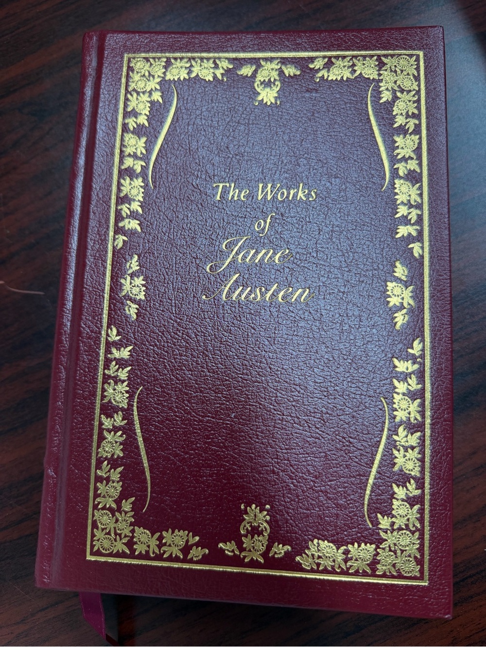The Works of Jane Austen - Burgundy Leather Edition